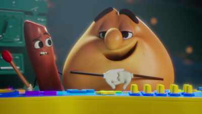 ♪ Can o' tuna, can o' beans
Cauliflower, mixed greens ♪ - Sausage Party: Foodtopia