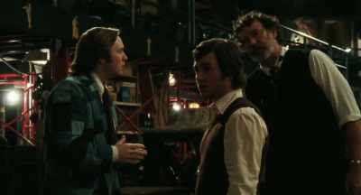 - who can push a button, Dick.
- Hey, he's the only one - Saturday Night