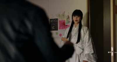 Can you put that away?
IT hates sharp objects or mirrors. - It Comes
