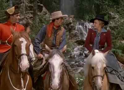 Can we ride a little way
with you, Dusty? - North West Mounted Police