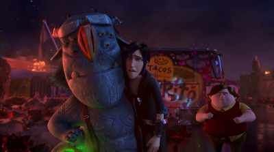 - Can you shadow-portal us back?
- I've tried. I'm spent. - Trollhunters: Rise of the Titans