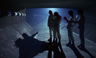 Can you spare some cutter me brothers - A Clockwork Orange