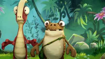 -Can Trey reach her?
-I don't know! - Gigantosaurus