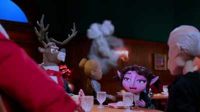 (Candy coughs and laughs) - Santa Inc.