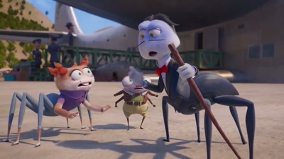 (cane snaps)
(bugs hiss) - Inspector Sun and the Curse of the Black Widow