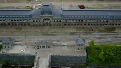 Canfranc played a key role
in the Second World War, - Europe From Above