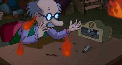 Can't a man work in his own basement without getting barbecued - The Rugrats Movie