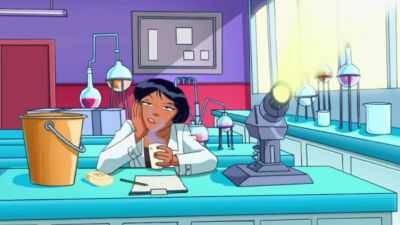 Can't believe I have to do an
assignment on stupid molecules. - Totally Spies!