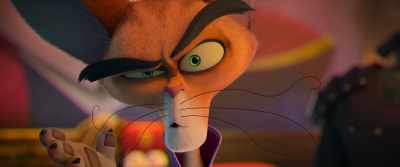 Can't have ordinary law-abiding cats
terrorized, can we? - Paws of Fury: The Legend of Hank