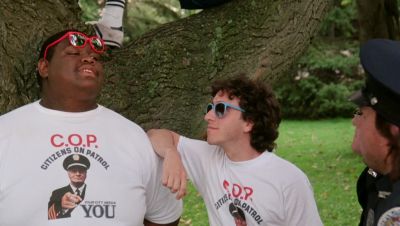 Can't hear you bro Can't you see I'm getting my beauty sleep - Police Academy 4: Citizens on Patrol