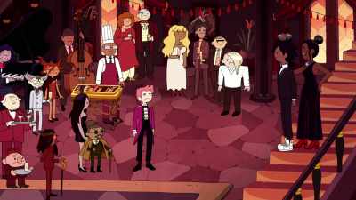 Can't we, everyone?
[ People murmuring ] - Adventure Time: Fionna & Cake