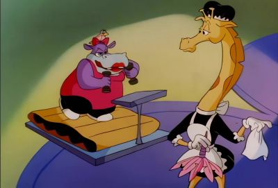 CAN'T YOU CLEAN
WITHOUT BEING SEEN? - Animaniacs