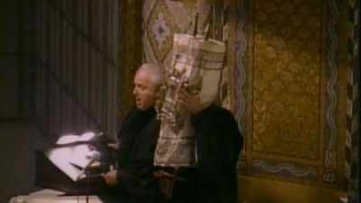 Cantor Nevison is seen
here helping to celebrate - Rewind