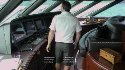 Cap, having trouble 
with the tow line. - Below Deck Down Under