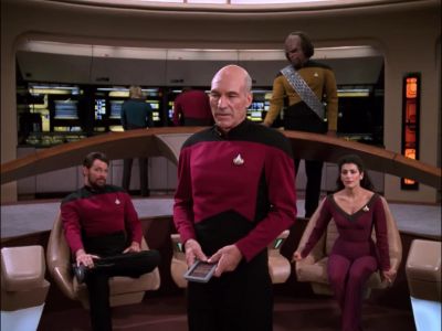 Captain, they are hailing us. - Star Trek: The Next Generation
