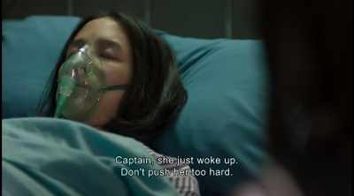 Captain, she just woke up.
Don't push her too hard. - The Bold, the Corrupt and the Beautiful