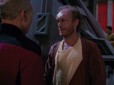 Captain?
Of a mining shuttle? - Star Trek: The Next Generation