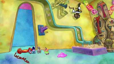 Captain Quasar and Pat-Tron! - SpongeBob SquarePants Presents The Tidal Zone