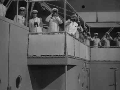 Captain Richards certainly got
his ship underway fast, Admiral. - In the Navy