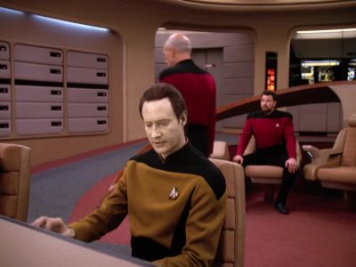 Captain, there is no
indication of debris. - Star Trek: The Next Generation