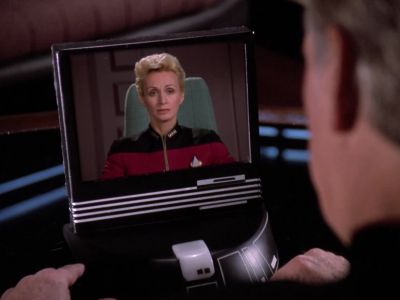 - Captain?
- Those emissions have just stopped. - Star Trek: The Next Generation
