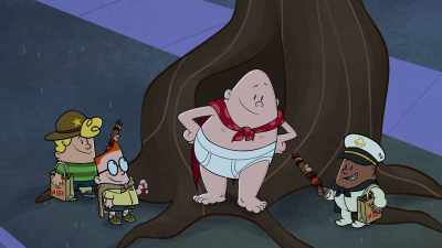 Captain Underpants,
can you create a distraction - The Spooky Tale of Captain Underpants Hack-a-ween