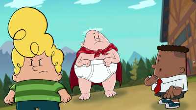 Captain Underpants, can you distract
the Barfilisk while we get the egg? - The Epic Tales of Captain Underpants