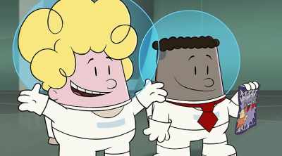 Captain Underpants, the bigger they are,
the harder they fall... - The Epic Tales of Captain Underpants in Space