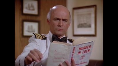 Captain (v.O.): "Jensen knew he
was dying. - The Love Boat