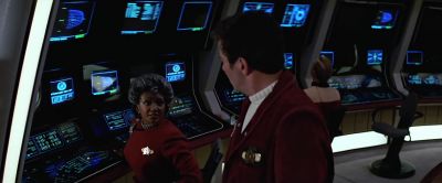 Captain we're receiving the hostage information you requested - Star Trek V: The Final Frontier