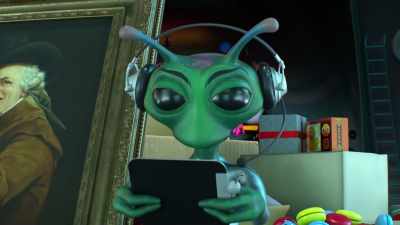 [captivated babbling] - Alien TV