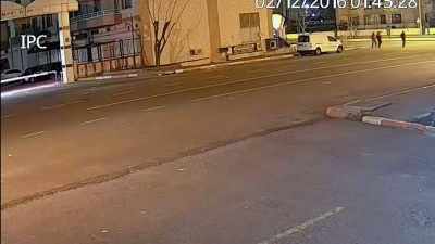 Captured out front
of a security camera. - The Osbournes Want to Believe