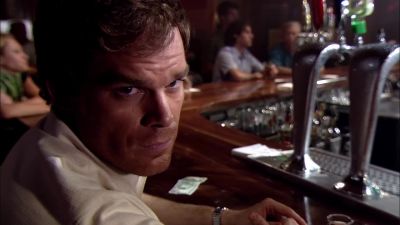 [ Car alarm beeps ] - Dexter