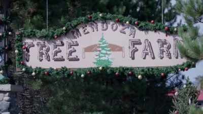 - [car door closes]
- [Eve chuckles] - Christmas at the Drive-In