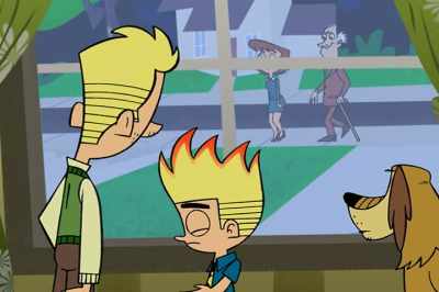 (CAR DOORS CLOSE) - Johnny Test