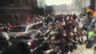 -(CAR ENGINE REVVING)
-(CROWD SCREAMING) - Exterminate All the Brutes