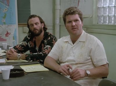 [Car engine revving] - Miami Vice