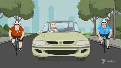 (car engine revving)
(tyres screeching) - Regular Old Bogan