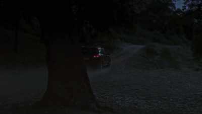 (car engine roaring) - Wolf Mountain