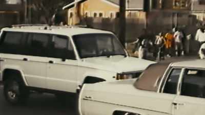 [CAR HORN HONKS]. - LA 92