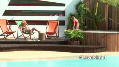 CARA: So, what‐‐
and what was you and Dan - Love Island