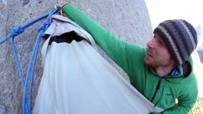 Carabiners, locked - The Dawn Wall
