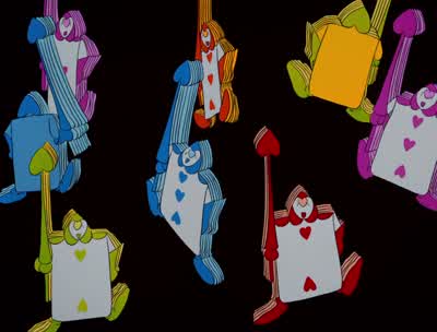 Cards, halt! - Alice in Wonderland