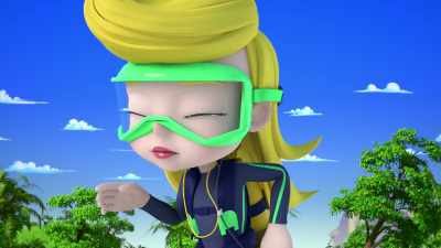 Careful, Daddy!
Remember what the instructor said? - Rainbow Rangers
