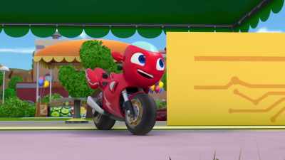 Careful, Loop. You don't want
to break Scootio and DJ's... - Ricky Zoom