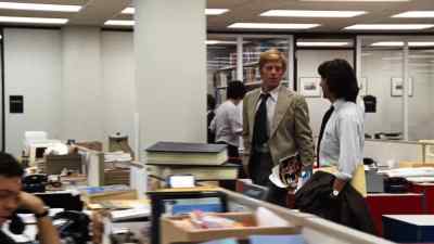 CARL: Don't let her get off like that.
She was gonna say something. - All the President's Men