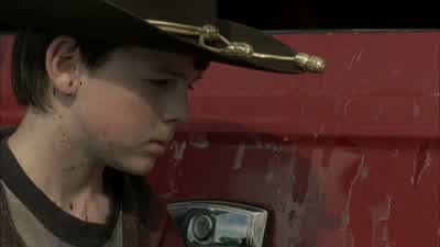 Carl. It's not safe here. I'm sorry. We'll... - The Walking Dead