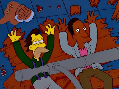 Carl, let me die first. I
couldn't bare to watch you die. - The Simpsons