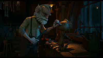 Carlo never acted like this. - Guillermo del Toro's Pinocchio
