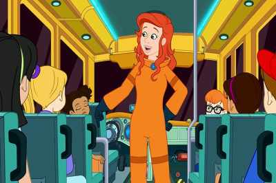 -[Carlos] Achoo!
-[kids yelling] - The Magic School Bus Rides Again